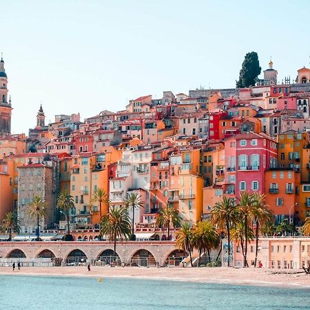Appartement Les Terrasses 2Pers Parking Wifi à Roquebrune-Cap-Martin Extérieur photo